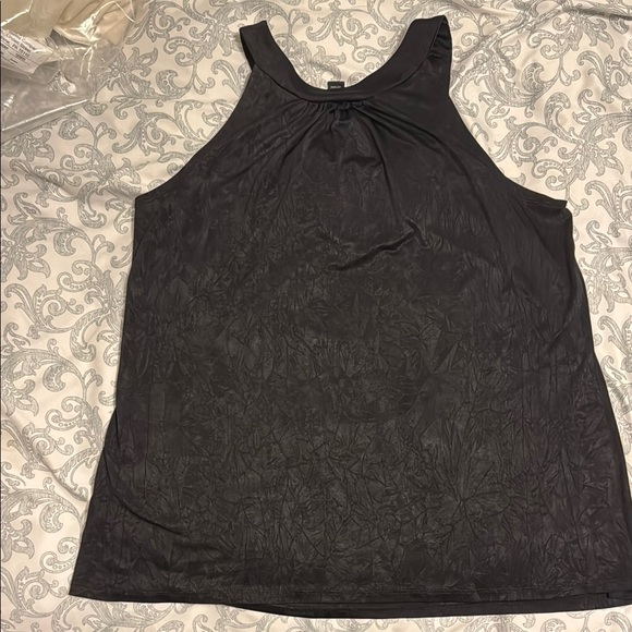 Iz Byer Gray Embellished Relaxed Tank Top - Picture 4 of 5